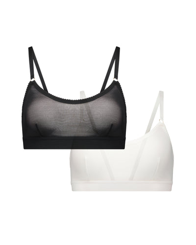 Recycled Mesh Crop Duo
