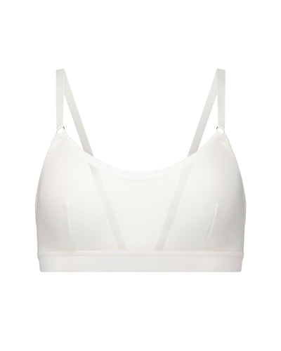 Recycled Mesh Crop - Ivory