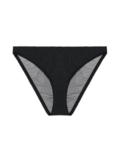 Recycled mesh brief - noir