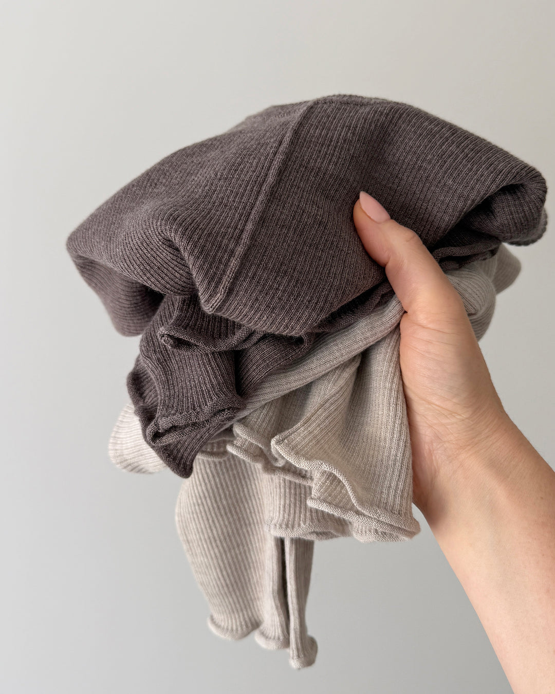 Merino Long Sleeve Knit - Stone – dear dylan