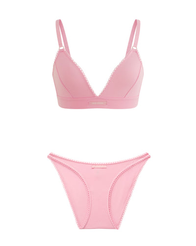 Peony Bralette and Brief Set